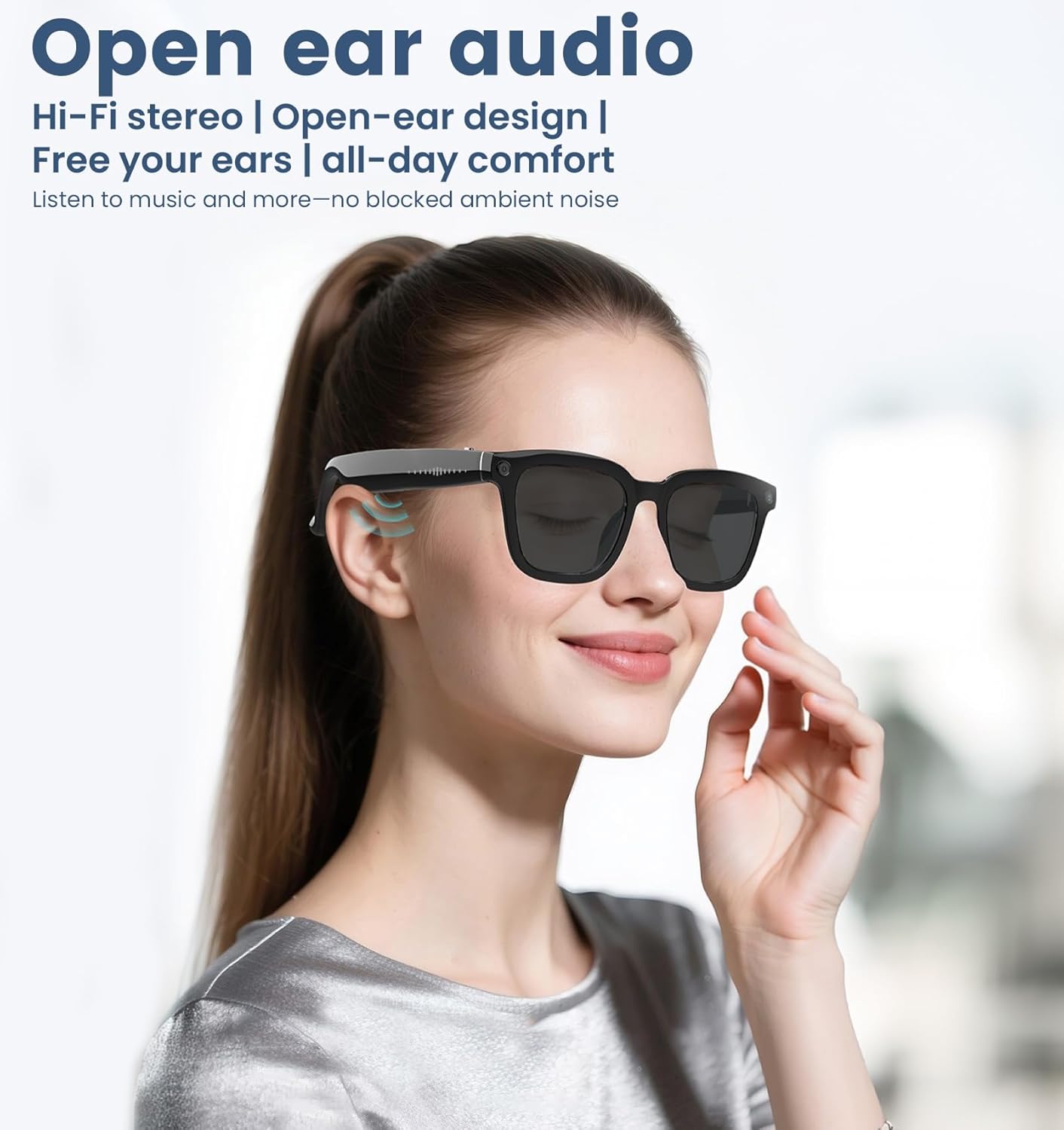 AI Smart Camera Glasses 1080P  - Smart Glasses Lens ulasan dan harga