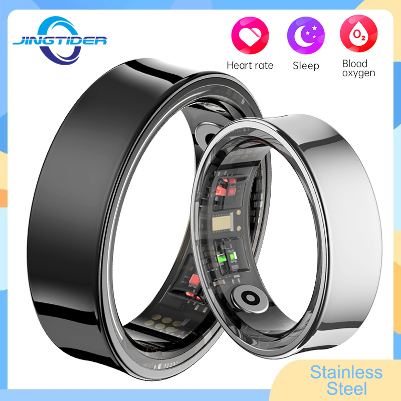 R09 Stainless Steel Smart Ring - Temperature Ring Skin ulasan dan harga