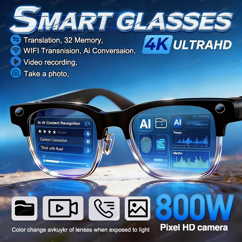 2026New 800W Pixel Camera Smar - Smart Glasses Lens ulasan dan harga