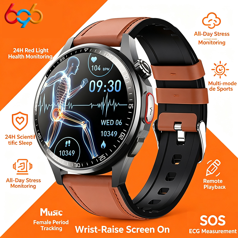 Men Smart Watch Ultra HD Scree - Fall Detection Watch ulasan dan harga
