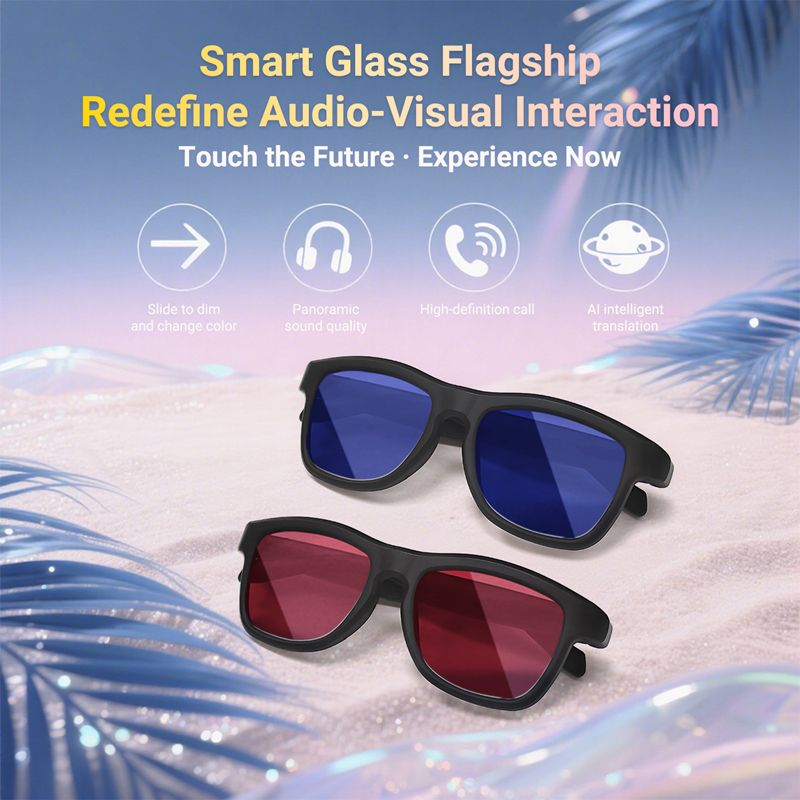 Bluetooth Touch-Dimming Glasse - Smart Glasses Lens ulasan dan harga