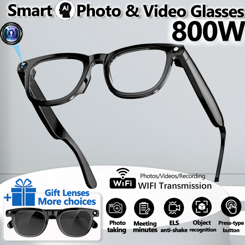 2026 Smart Glasses 800W Camera - Smart Glasses Lens ulasan dan harga
