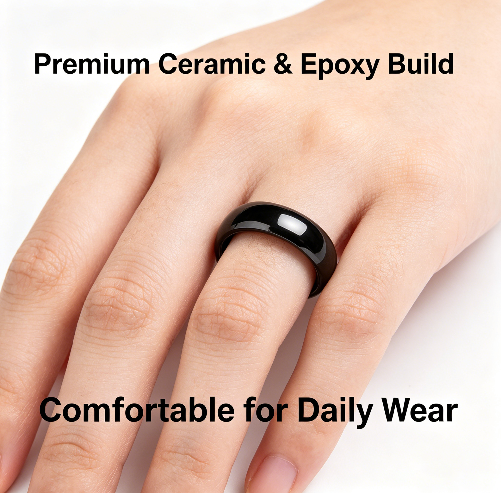 NFC Full Ceramic Smart Ring Co - Smart Ring Nfc Pay ulasan dan harga