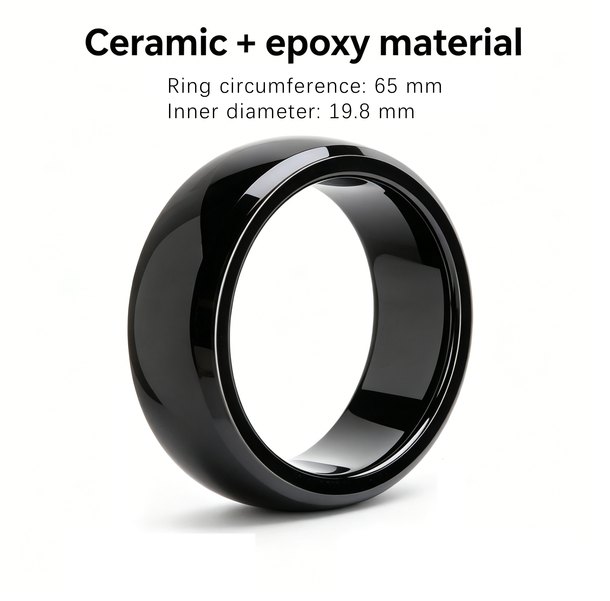 Ntag216 NFC Full Ceramic Smart - Smart Ring Nfc Pay ulasan dan harga