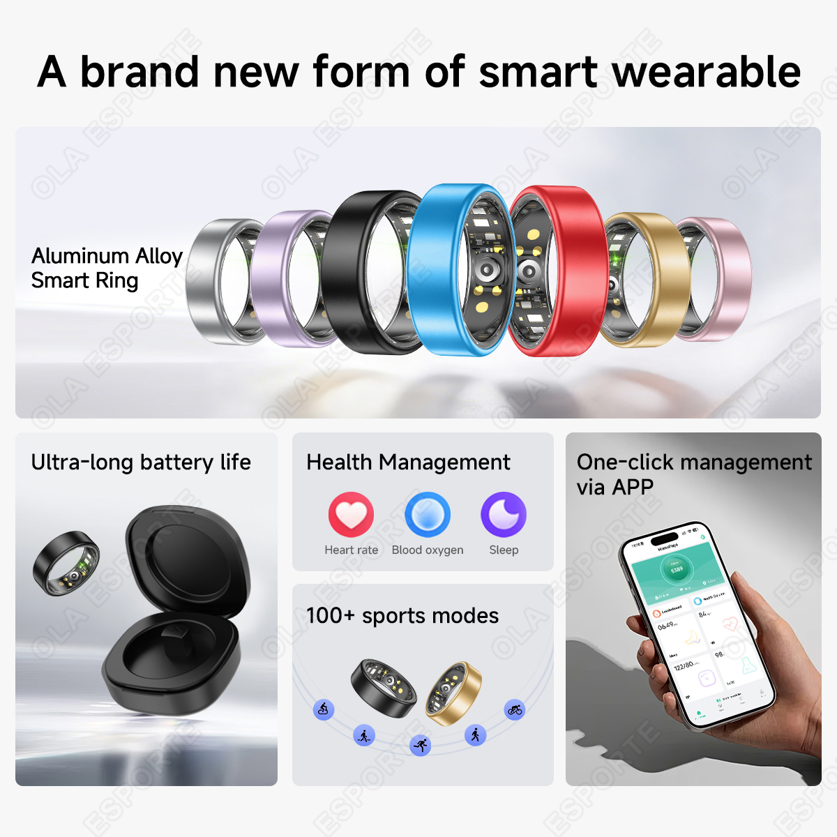 New R09 Smart Ring Men Women w - Temperature Ring Skin ulasan dan harga