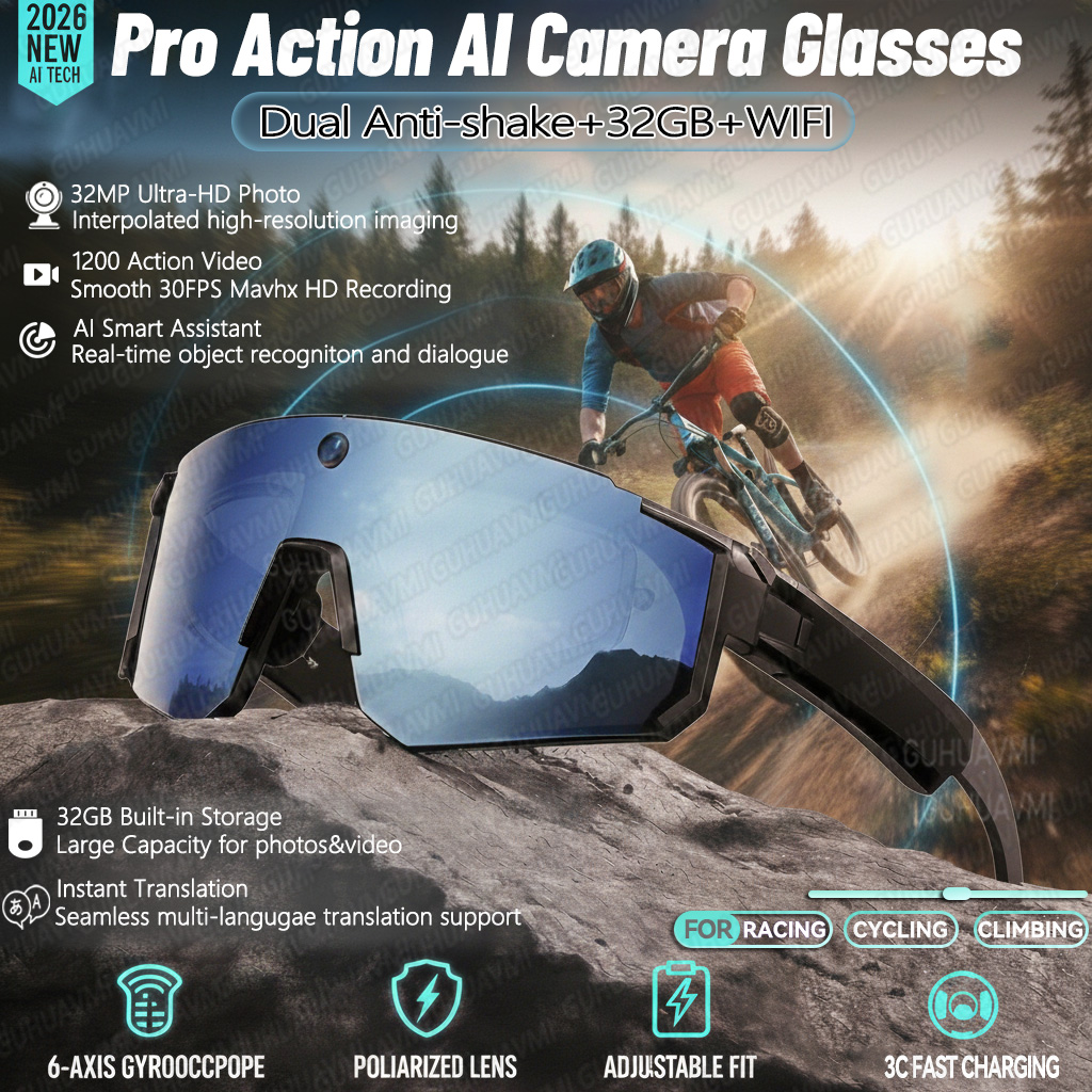 New AI smart shooting&recordin - Smart Glasses Lens ulasan dan harga
