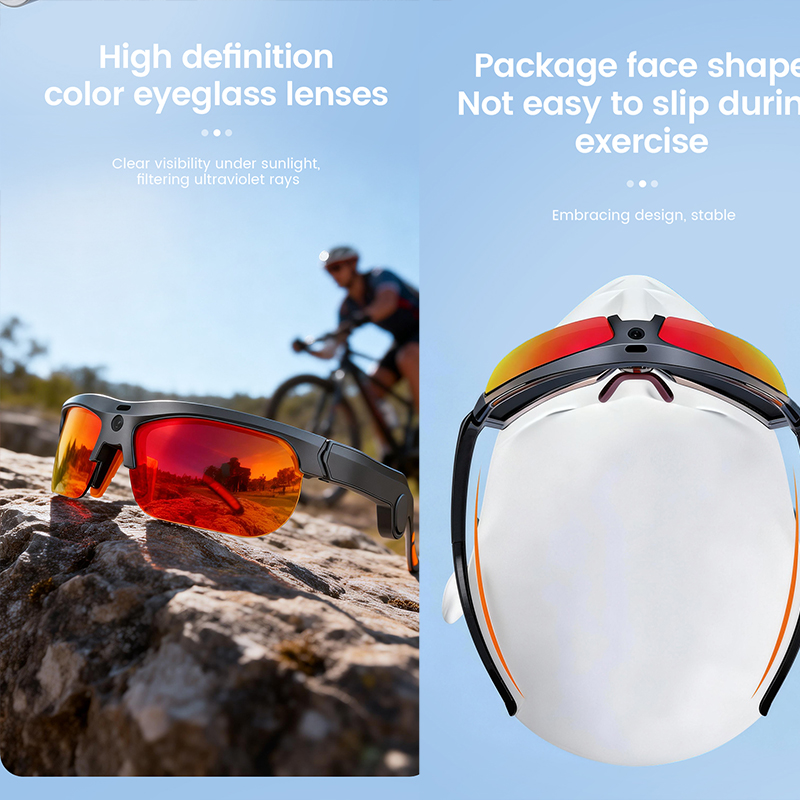 Cycling Smart Glasses AI Trans - Smart Glasses Lens ulasan dan harga