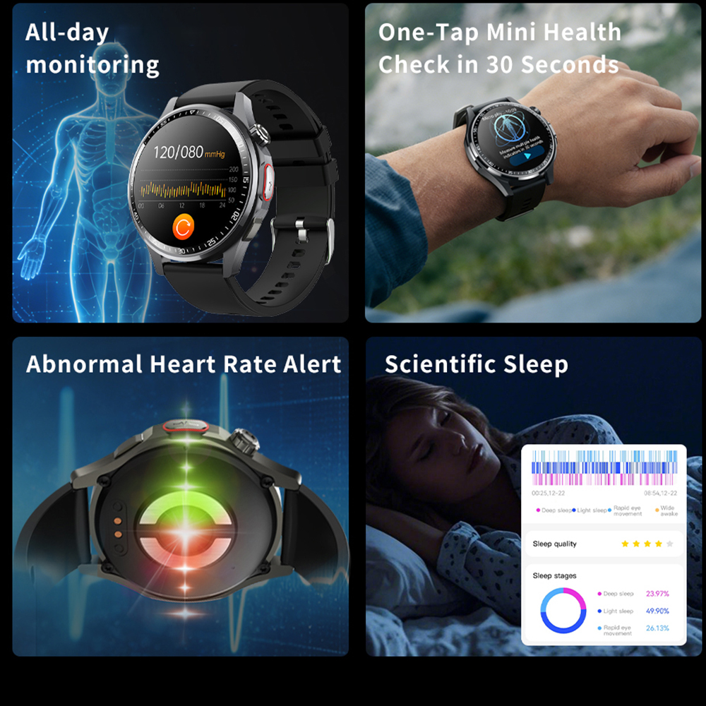 Men Smart Watch All Day Fall D - Fall Detection Watch ulasan dan harga