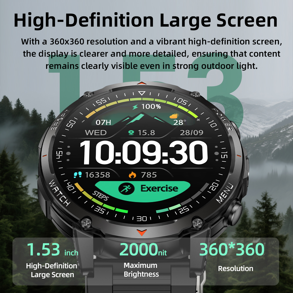 2026 New Military Smart Watch  - Smart Insole Pressure ulasan dan harga