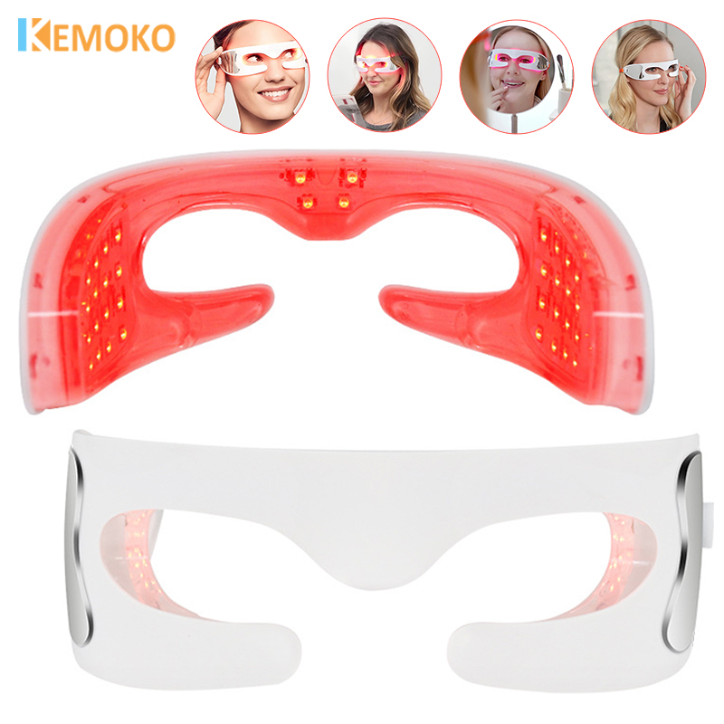 Red Light Theraphy Eye Massage - Light Therapy Glasses ulasan dan harga