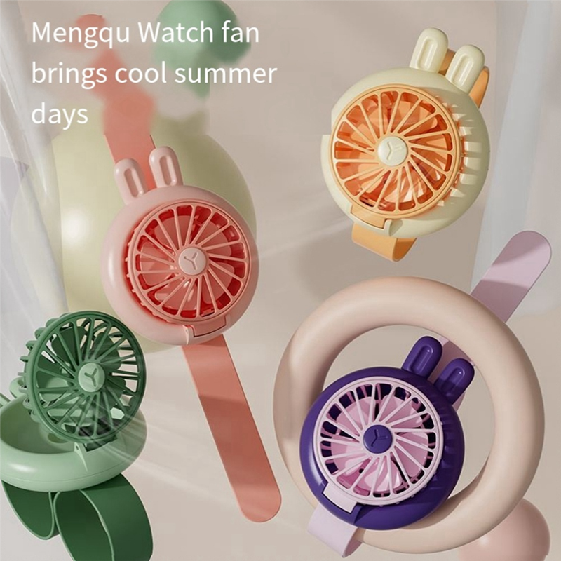 Wristband Fan 300Mah Kids Mini - Breath Rate Monitor ulasan dan harga