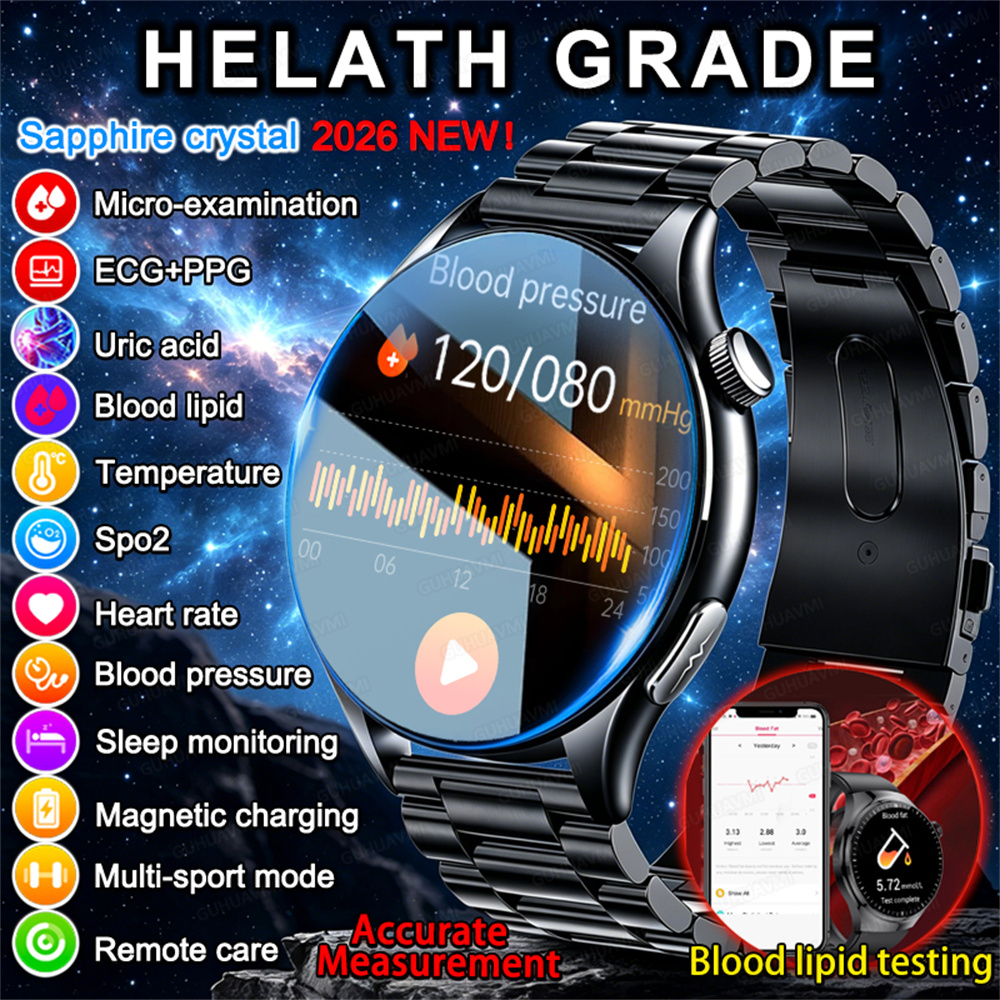 Smart Watch 2026 New Blood oxy - Fatigue Band Monitor ulasan dan harga