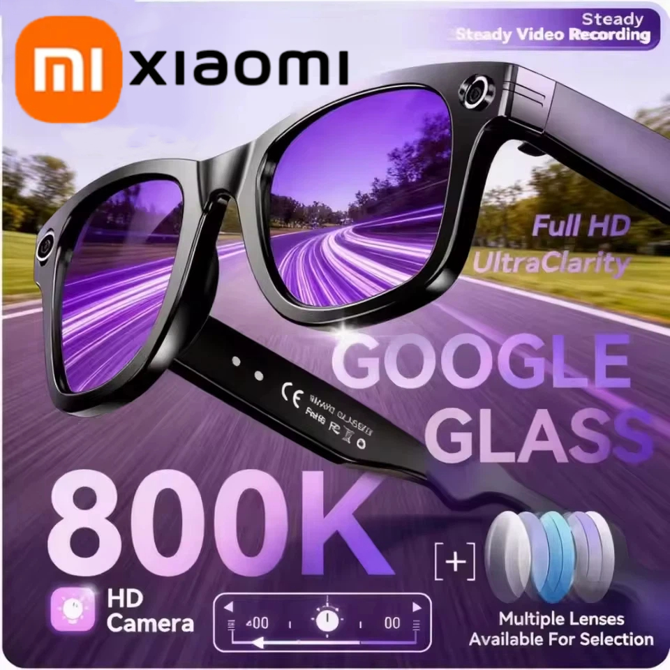 Xiaomi 800W Camera AI Glasses  - Smart Glasses Lens ulasan dan harga