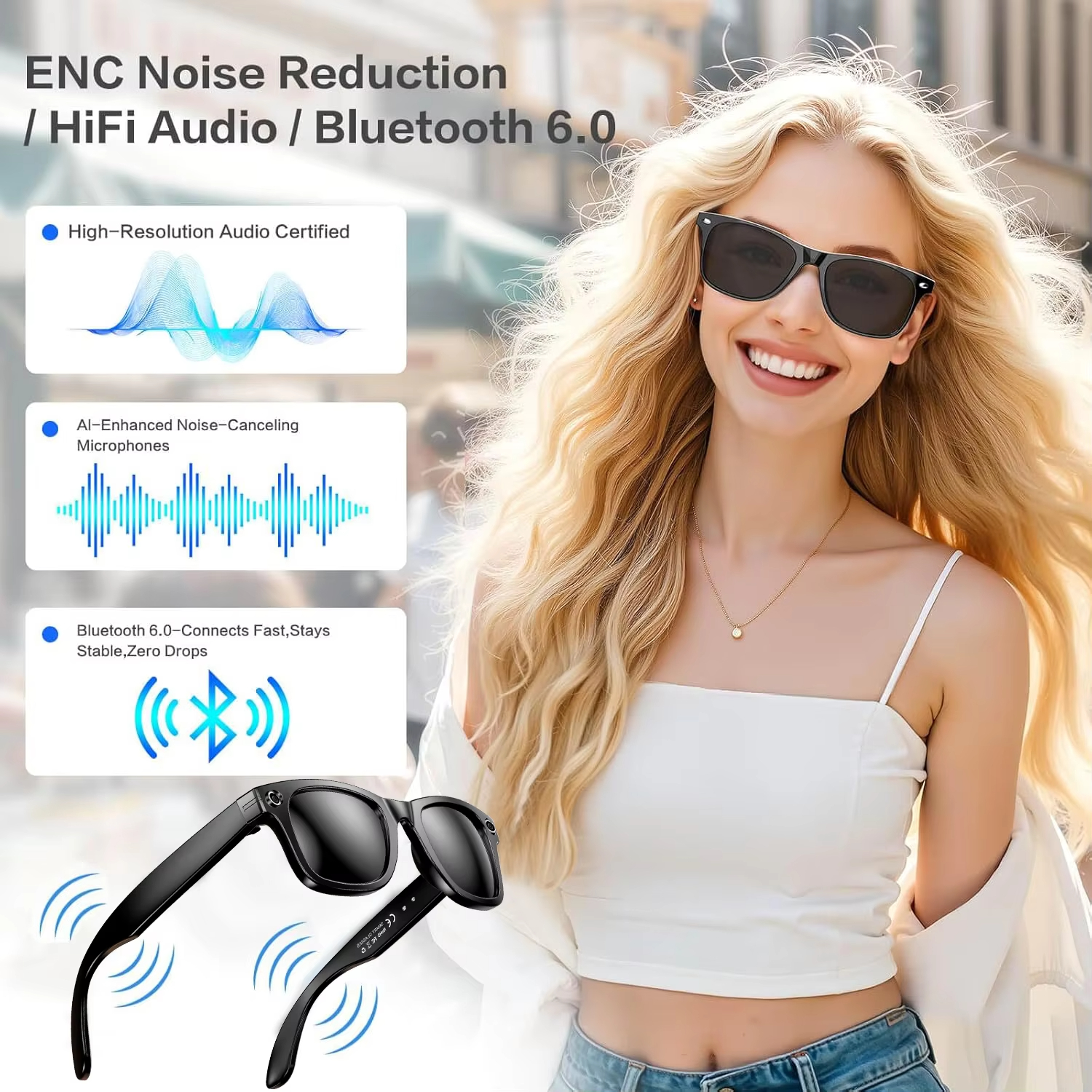 Xiaomi 800W Camera AI Glasses  - Smart Glasses Lens ulasan dan harga