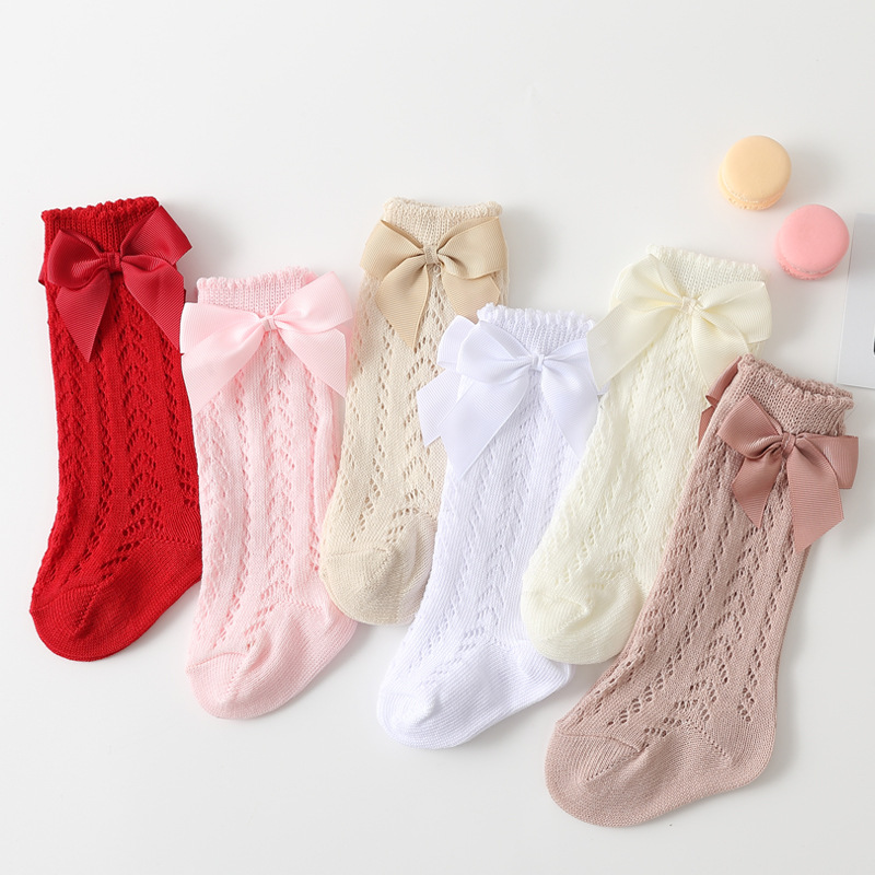 1 Pairs Summer Fashion Bow Bab - Baby Sock Oximeter ulasan dan harga