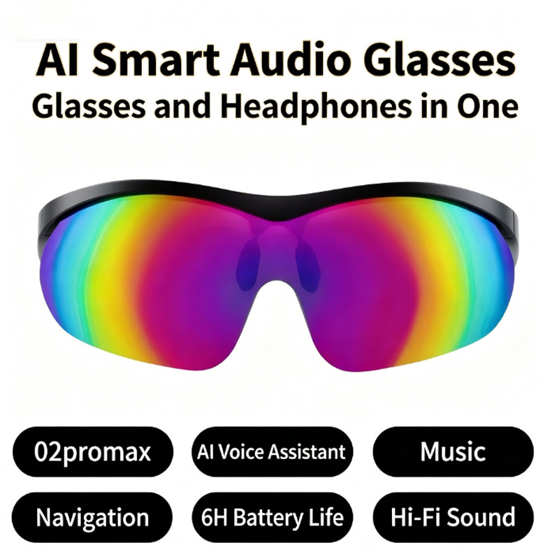 Smart Bluetooth Glasses 02pro  - Smart Glasses Lens ulasan dan harga