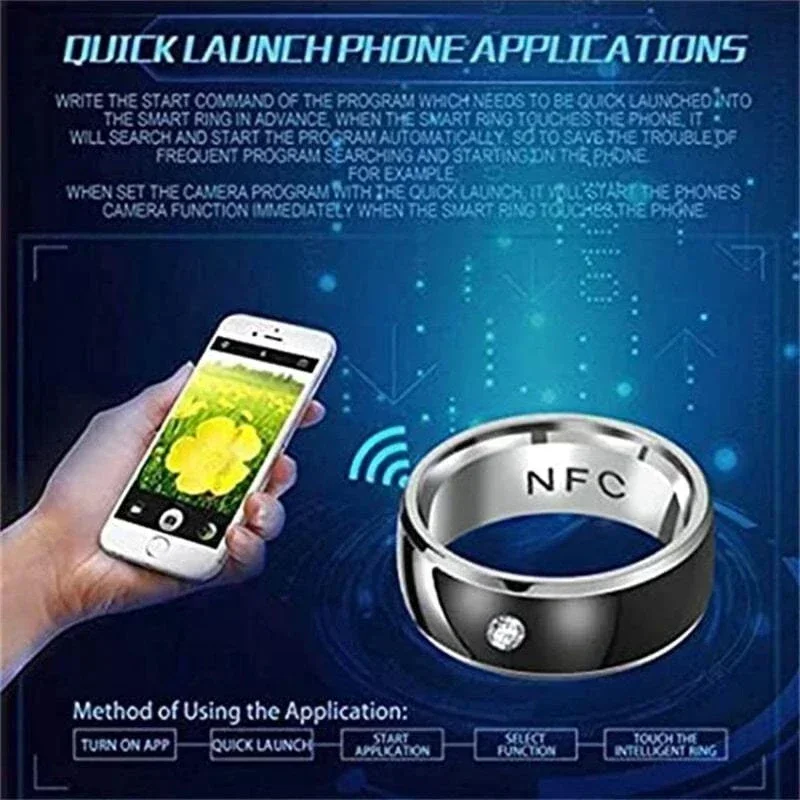 Smart Ring Wearable Technology - Smart Ring Nfc Pay ulasan dan harga