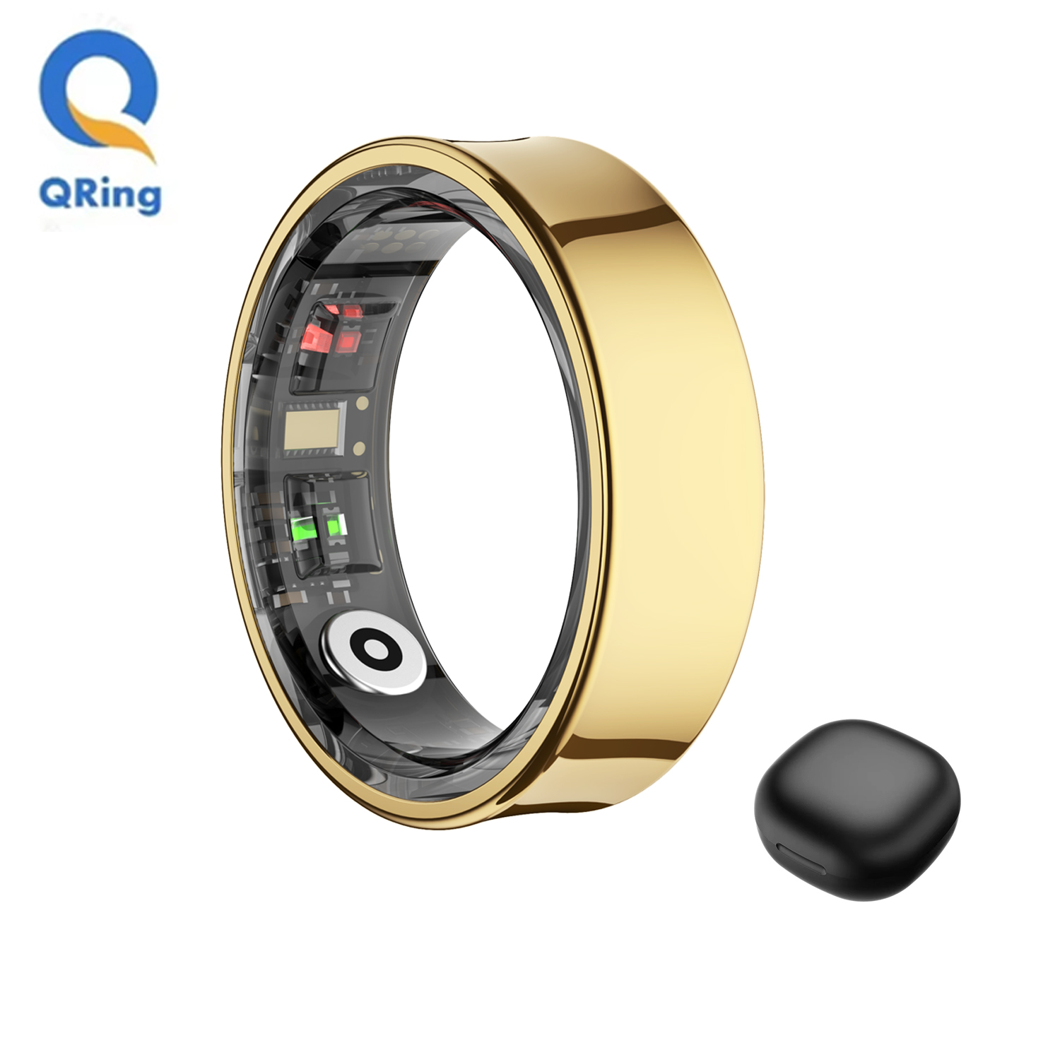 Smart Ring with Charging Case, - Temperature Ring Skin ulasan dan harga