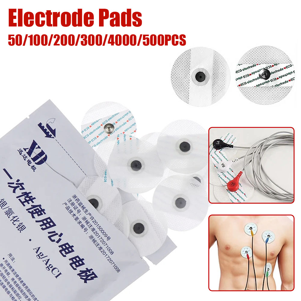 50-500pcs Disposable Electrode - Ecg Patch Monitor ulasan dan harga