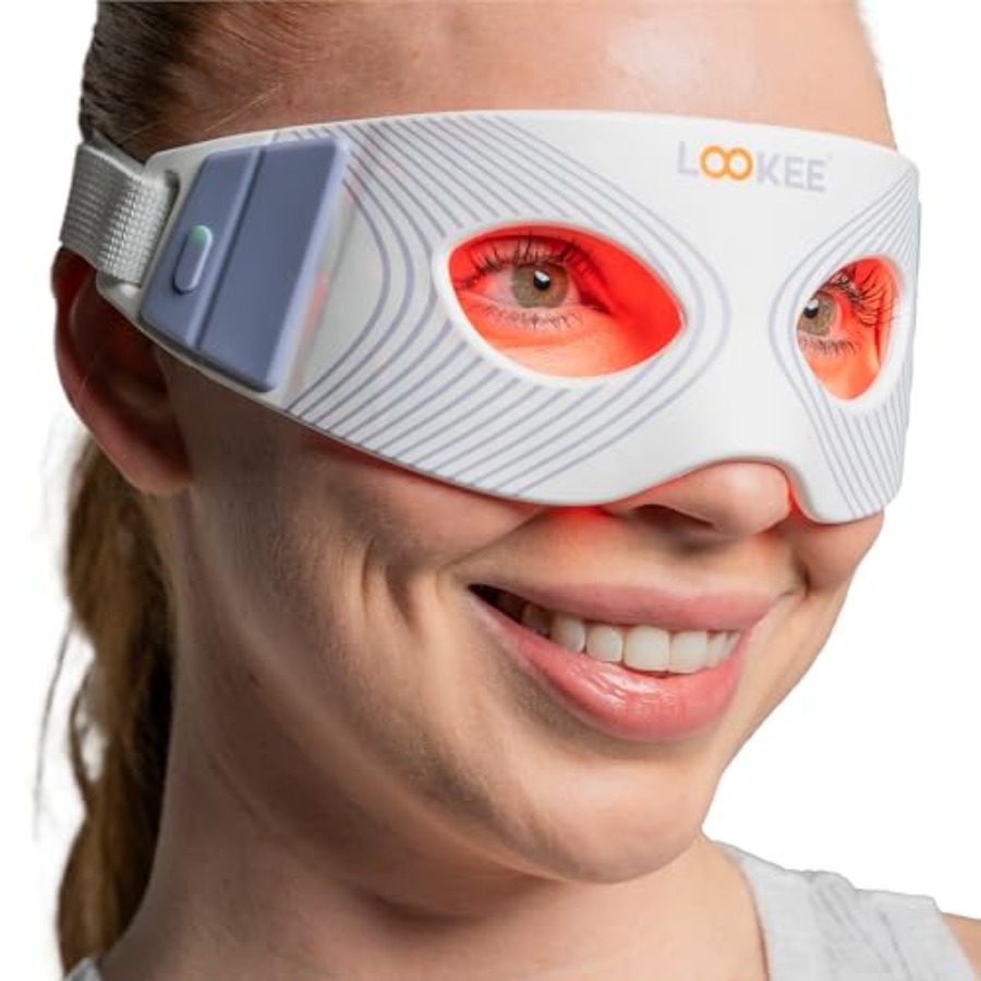 LOOKEE Under Eye Red Light The - Light Therapy Glasses ulasan dan harga
