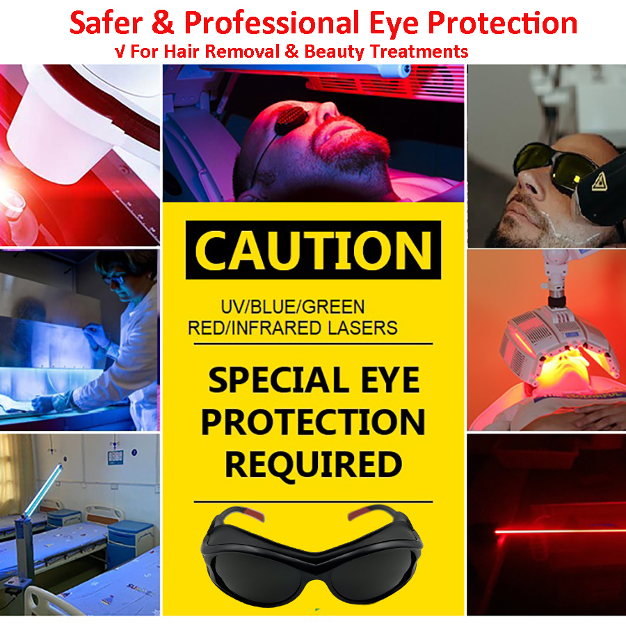 IPL Laser Hair Removal Glasse  - Light Therapy Glasses ulasan dan harga