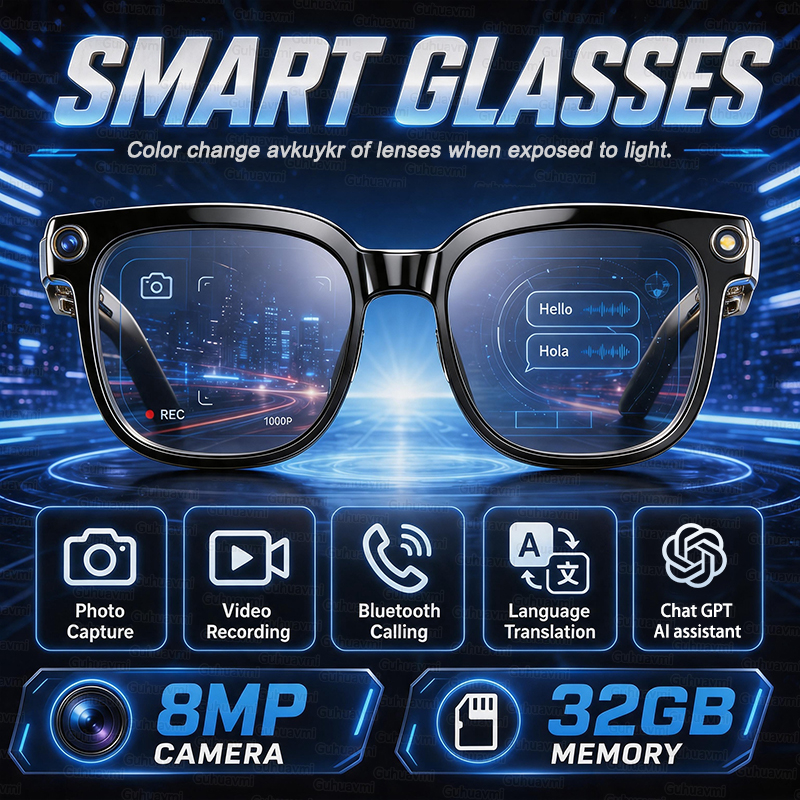 2026 HD AI Smart Glasses 32GB  - Smart Glasses Lens ulasan dan harga