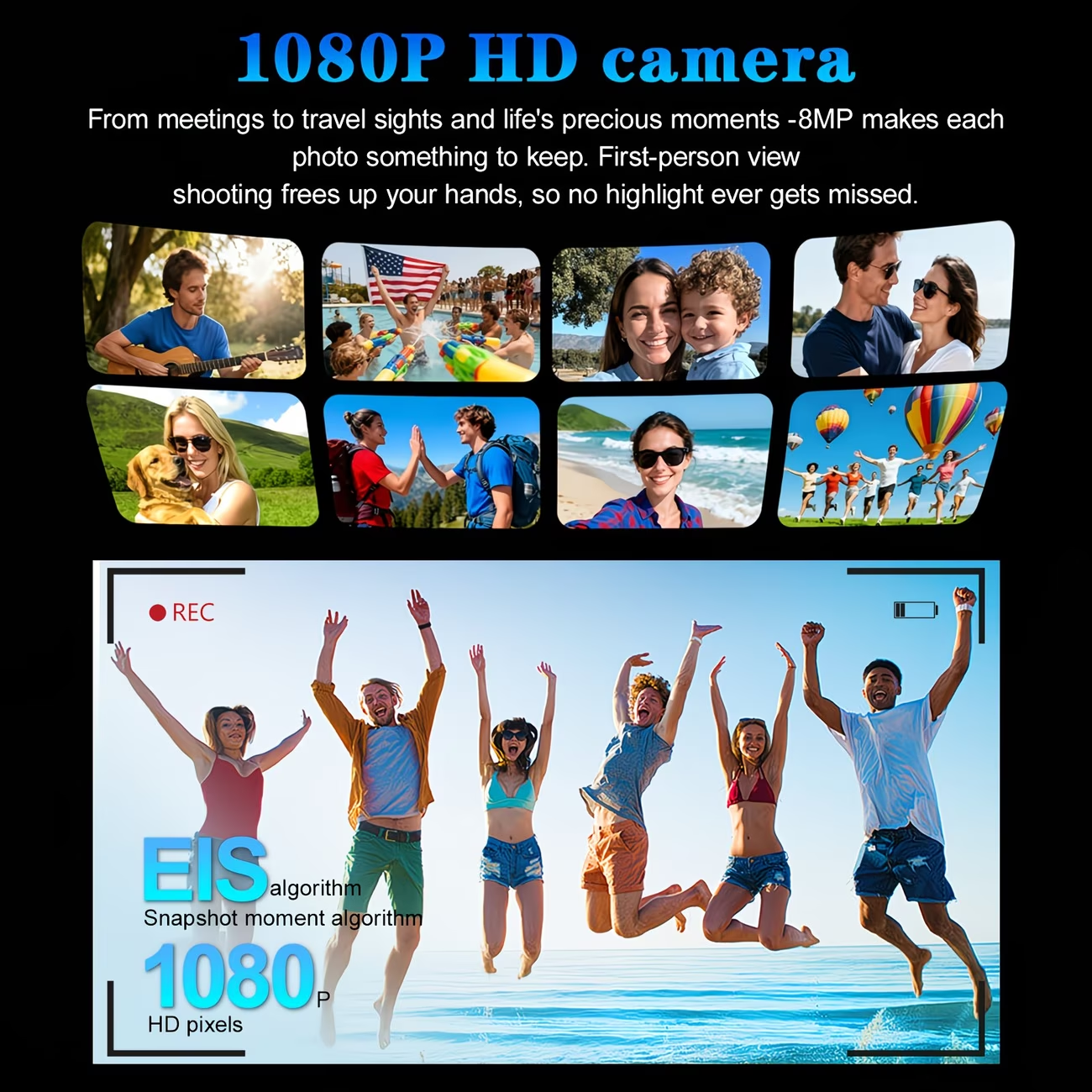2026 HD AI Smart Glasses 32GB  - Smart Glasses Lens ulasan dan harga