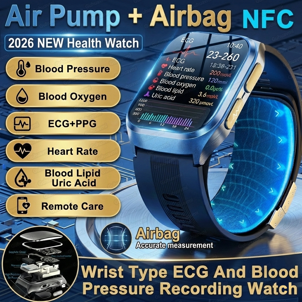 2026New Air Pump Airbag True B - Fall Detection Watch ulasan dan harga