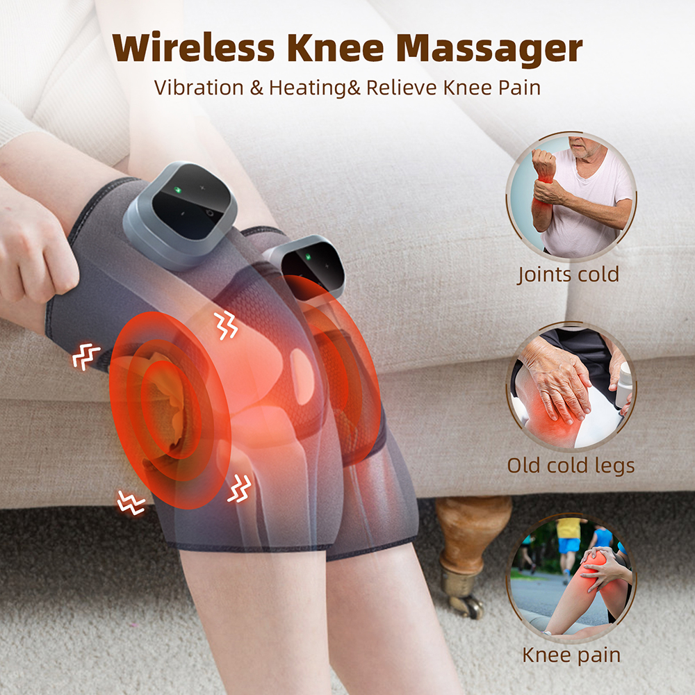 3 in 1 Cordless Heating Vibrat - Smart Knee Wrap ulasan dan harga