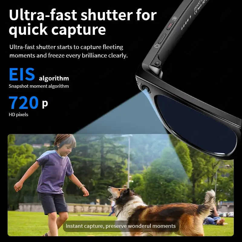 AI Smart Glasses with 8MP Came - Smart Glasses Lens ulasan dan harga